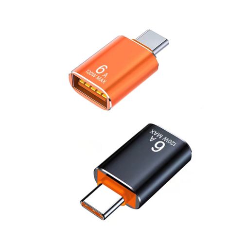 2PCS USB 3.1 To 6A Type-C OTG Adapter Orange/Black Item | Buy 2PCS USB 3.1 To 6A Type-C OTG Adapter Orange/Black | SPOP Enterprise Global